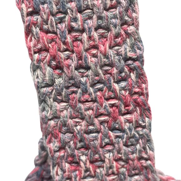 Forever 21 Marled Knit Sweater Tank Crop Top Pink Blue M - Picture 3 of 7